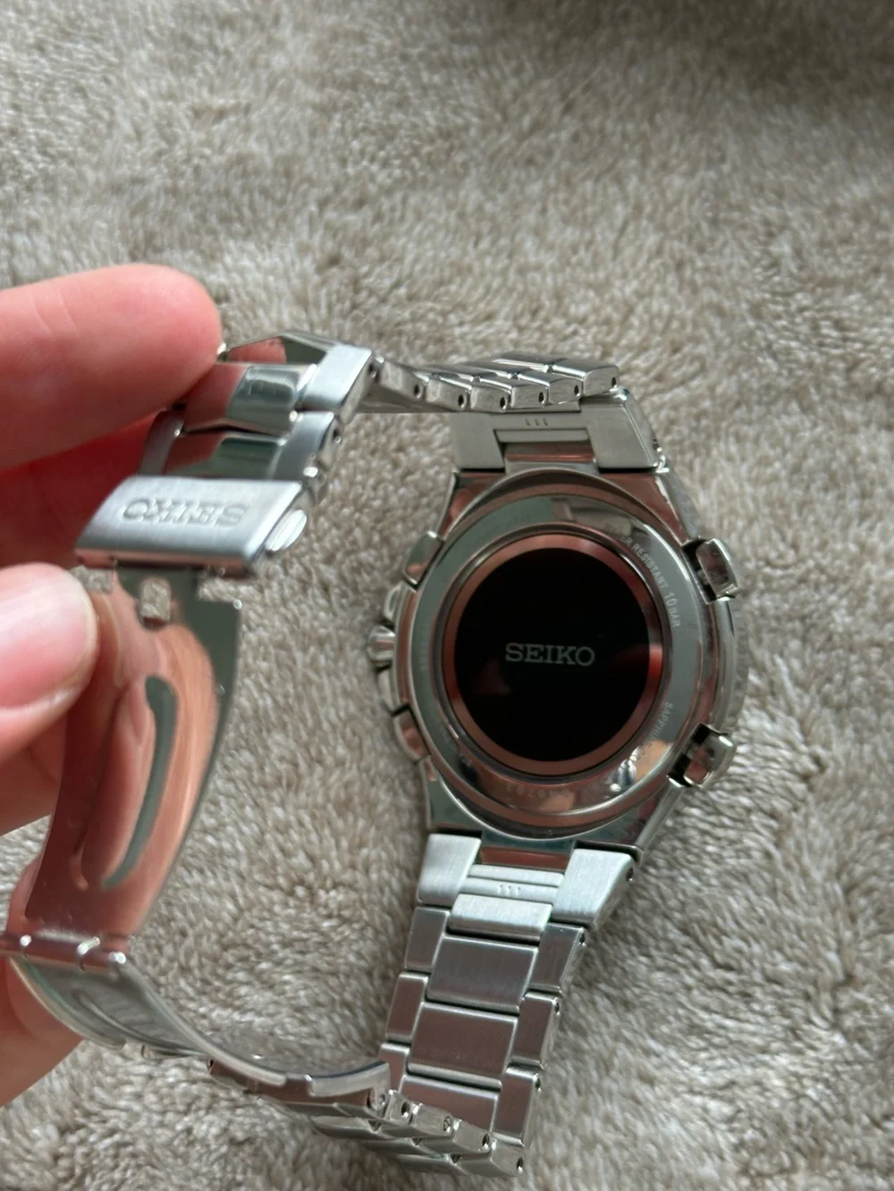 Seiko Coutura Radio Sync Solar World Time Watch SSG010/Caliber 8B63 Box & Papers